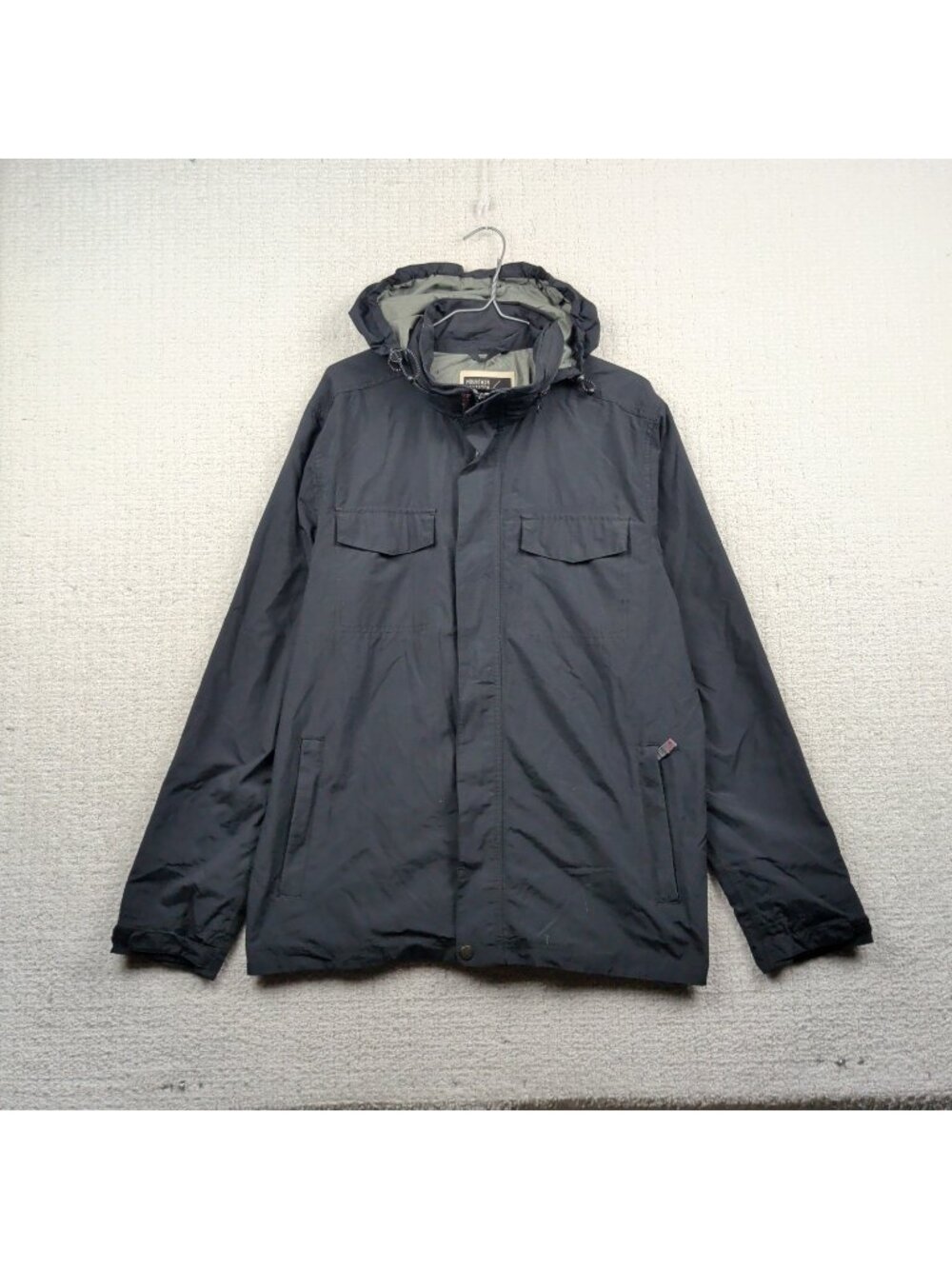 Y2K Quiksilver x Mountain Division Light Shell Jacket Mens Sz L Gorpcore Black